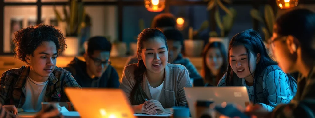 Vibrant online tutoring session in progress