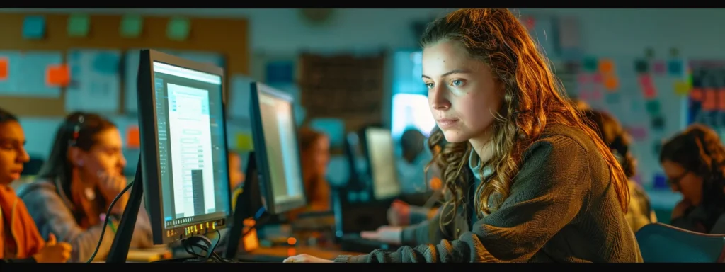 Vibrant online tutoring session with active participation