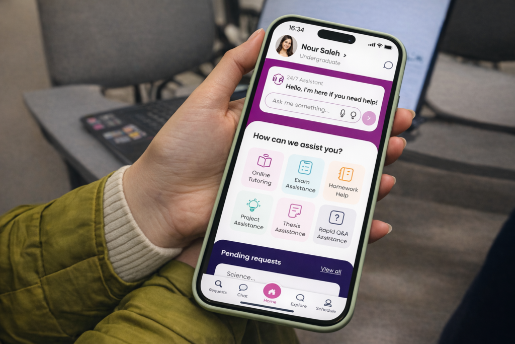 247 academic assistance app