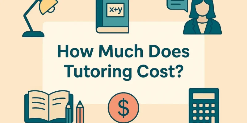 How much does tutoring cost infographic
