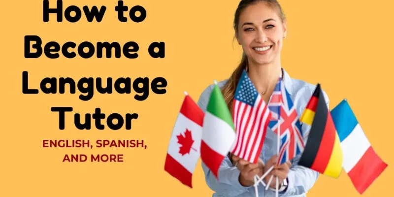 How to become a language tutor infographic