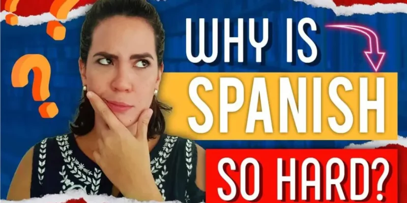 Is Spanish hard to learn infographic
